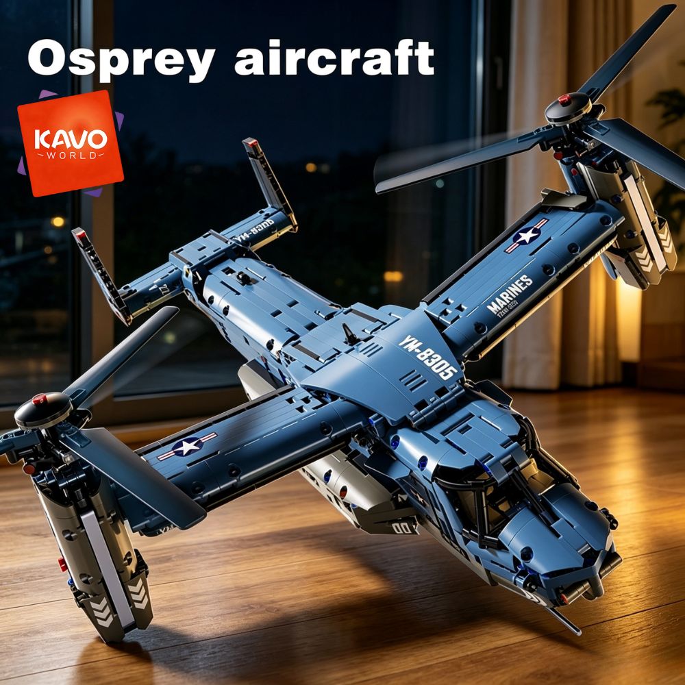 KAVOWORLD 1486PCS V-22 Osprey  - Jjrc Drone X12 recension och pris